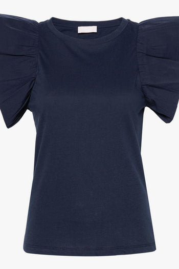T-Shirt Cotone Blu Notte - 4
