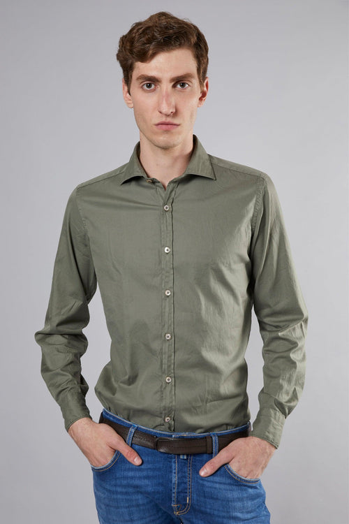 Camicia Verde Uomo