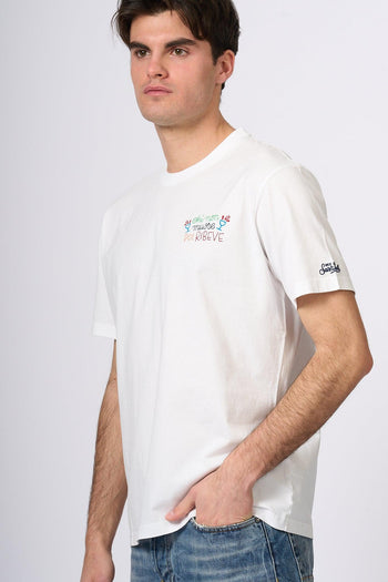 Saint Barth T-shirt Poi Ribeve Bianco Uomo - 4