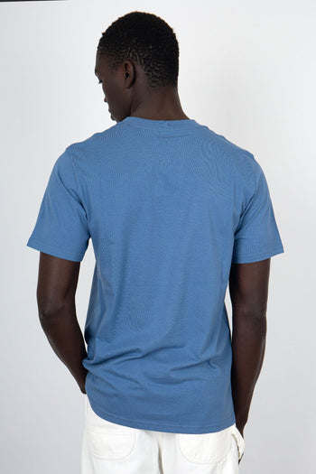 WIP T-Shirt Short Sleeve Script Cotone Azzurro - 4