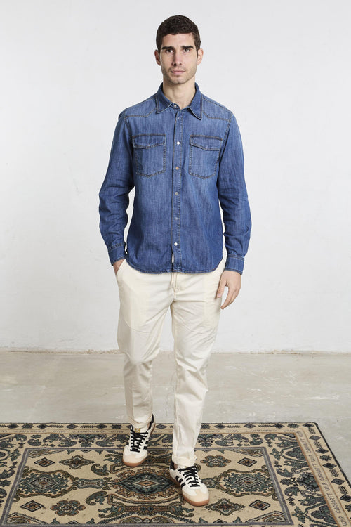 36 - 8205 Camicia di jeans - 2