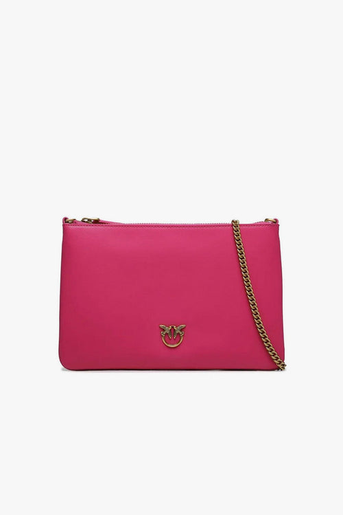 Tracolla classic flat love bag simply in pelle