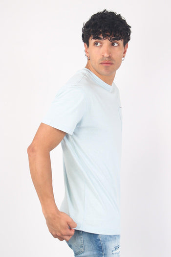 T-shirt Misto Lino Taschino Apline Blue - 5