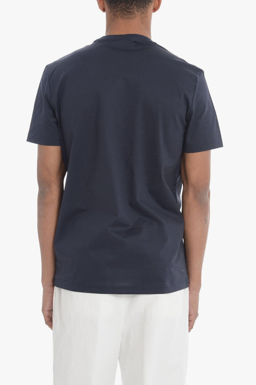 T-shirt Blu Uomo classica - 2