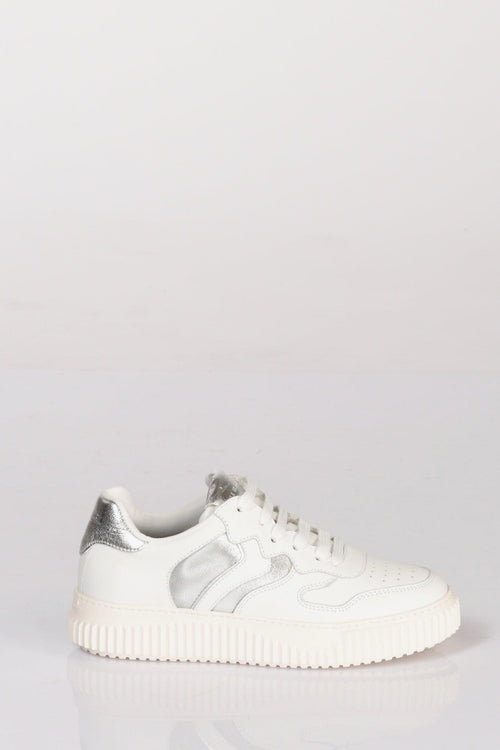 Sneakers Bianco/argento Donna