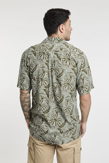 Camicia con stampa tropical - 7
