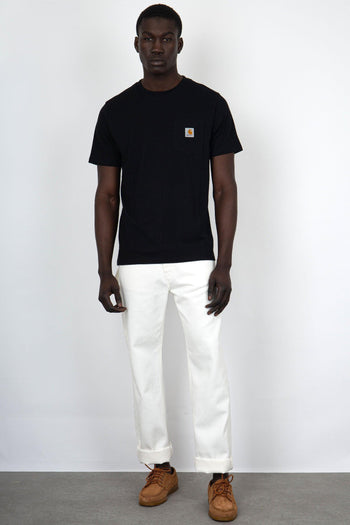 WIP T-Shirt Short Sleeve Pocket Cotone Nero - 5