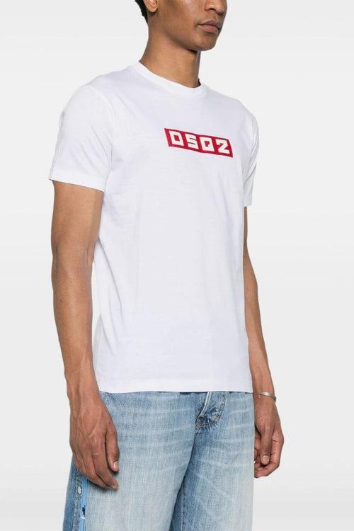 2 T-shirt Bianco Uomo DSQ2