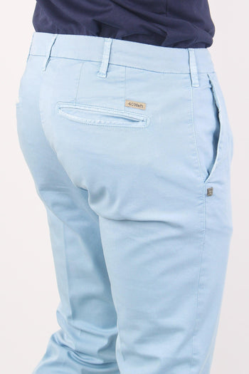 Pantalone Chino Slim Fit Celeste - 7