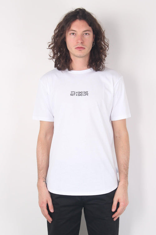 T-shirt Stampa Smile Bianco - 2