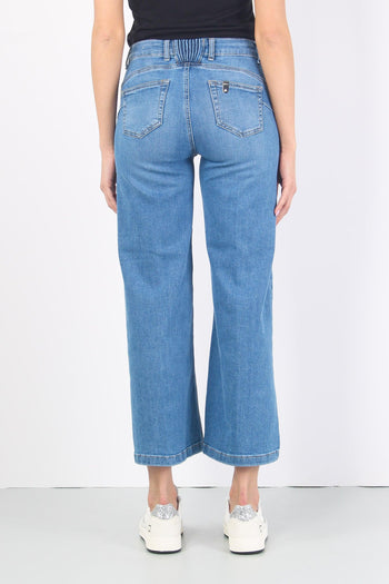 Jeans Parfait Cropped Denim Chiaro - 3