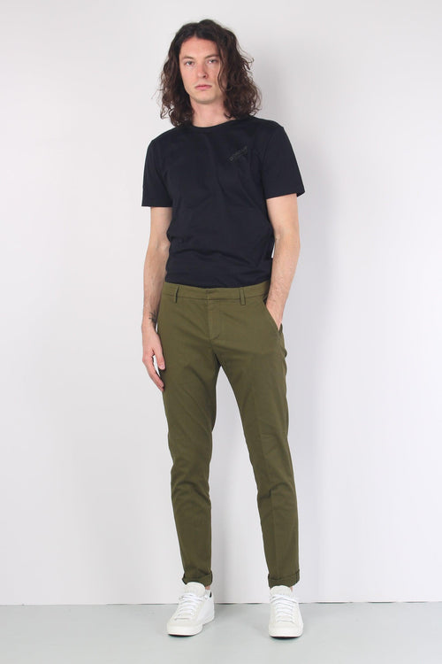 Gaubert Pantalone Chino Verde Militare - 1