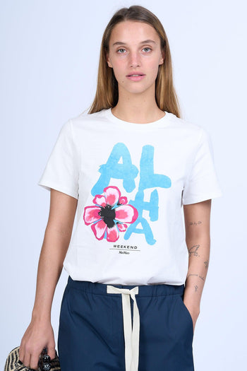Weekend T-shirt Yen Stampa Aloha Donna - 3