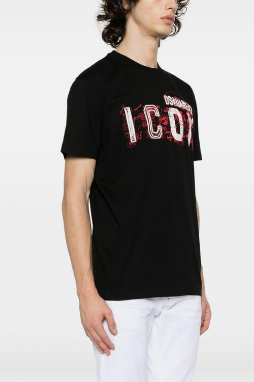 2 T-shirt Nero Uomo ICON