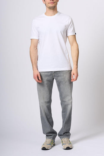 T-shirt in Jersey Bianco Uomo - 5
