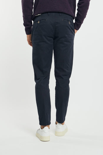 Pantalone chinos tricotina blu 233199-3 - 4