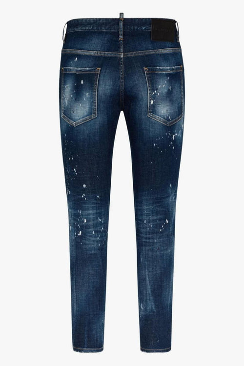 2 Jeans Blu Uomo Dettaglio Toppa - 2