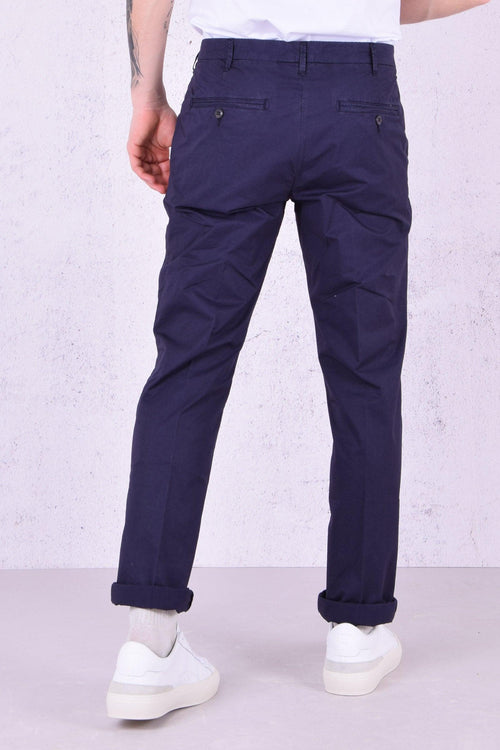 Pantalone Chino Slim Blu - 2