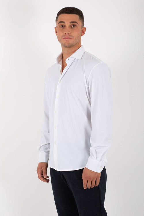 Camicia No Stiro Bianco Uomo - 2
