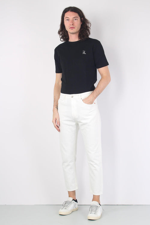 Jeans 5 Tasche Pulito White - 1