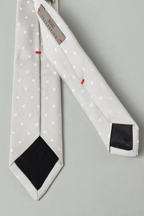 Cravatta 6 Cm Argento Uomo - 2