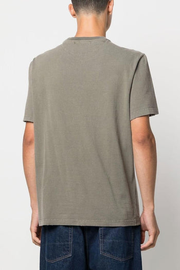 T-Shirt Cotone Verde con stampa - 3