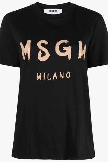 T-Shirt Cotone Nero con logo classico - 5