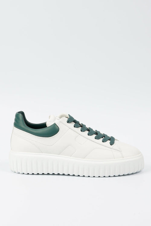 Sneaker H-stripes Bianco/verde Uomo