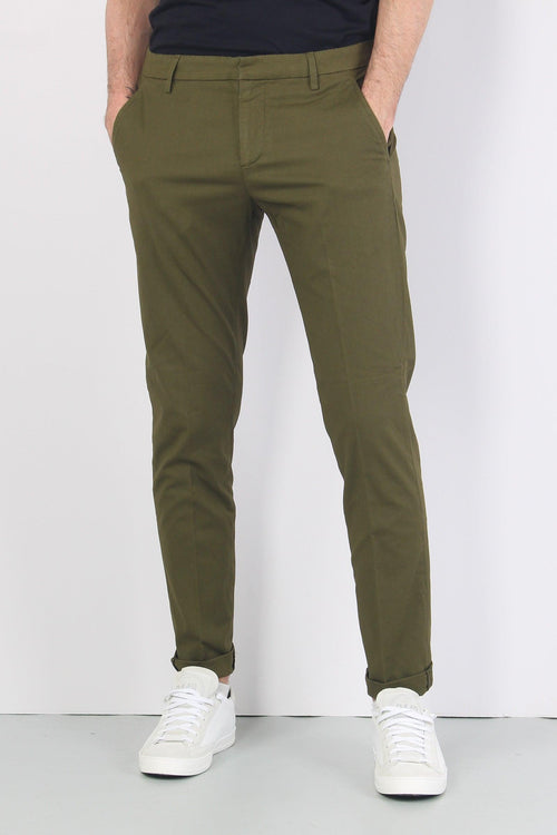 Gaubert Pantalone Chino Verde Militare - 2