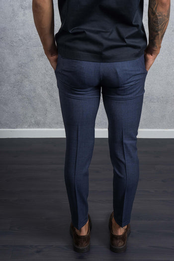 Pantalone Blu Uomo - 5