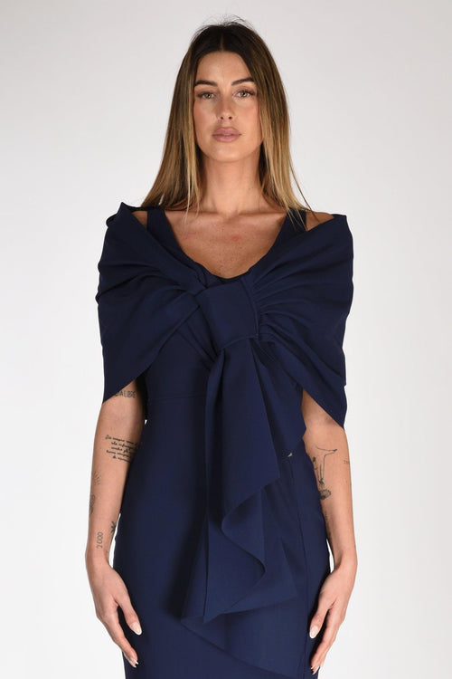 La Petite Robe Stola Passante Blu Donna - 2