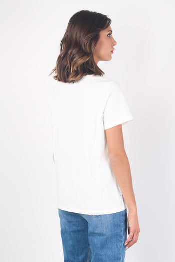Magno T-shirt Bimateriale Ri Bianco - 5