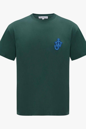 T-shirt Verde Uomo Patch Logo - 4