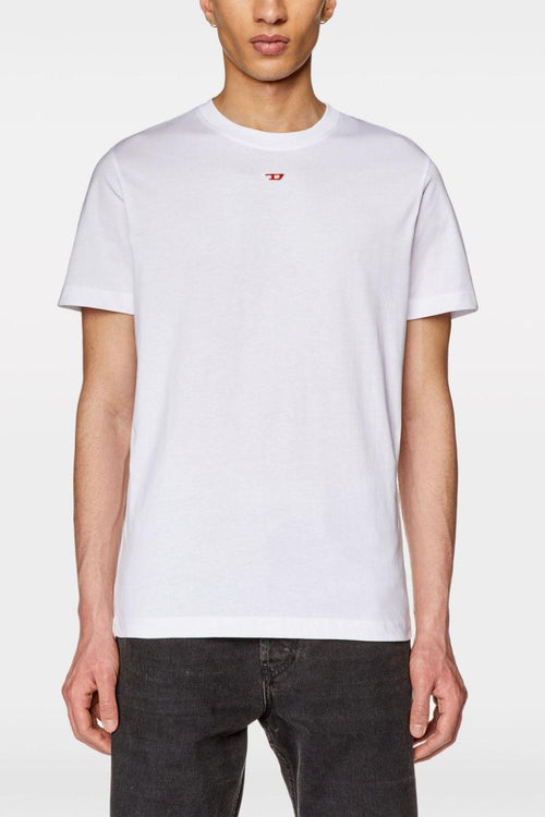 T-shirt Bianco Uomo con ricamo - 2