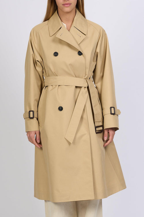 Weekend Trench Canasta Midi Miele Donna
