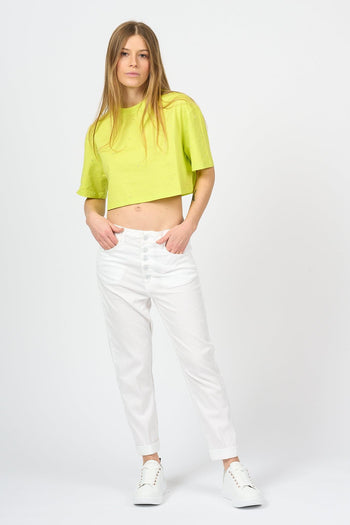 Koons Jeans Leggero Bianco Donna - 4