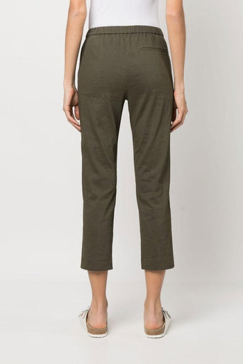 Pantalone Verde Donna Crop - 3