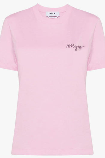 T-Shirt Cotone Rosa manica a 3/4 - 5