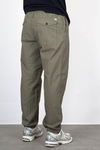 Pantalone Cargo Cotone Verde Militare - 3
