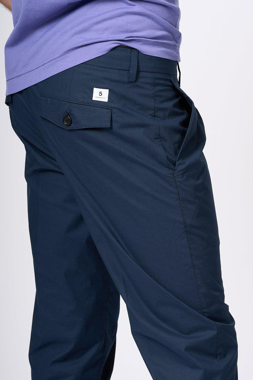 Pantalone Prince con Pences Blu Uomo - 2