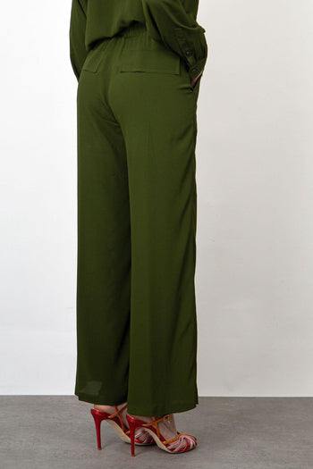 Pantalone Vanda Seta Verde - 3