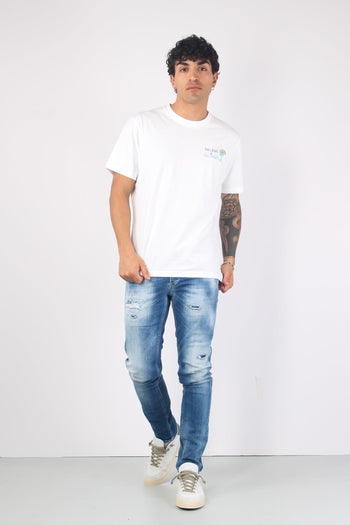 T-shirt Bere Mare Bianco - 5