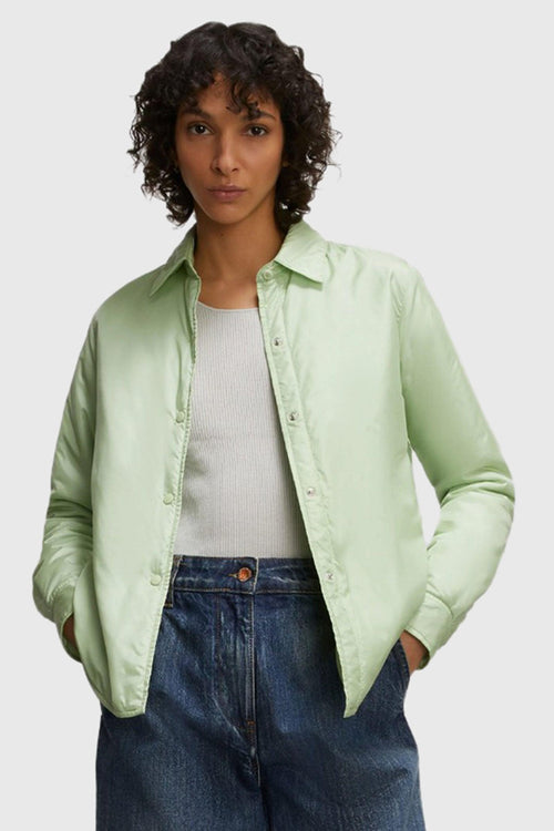 Camicia Glue In Nylon Verde Menta Donna