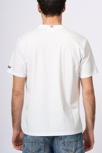 Saint Barth T-shirt Poi Ribeve Bianco Uomo - 5
