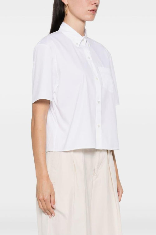 Camicia Bianco Donna Crop - 2
