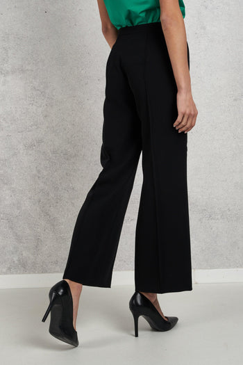 Pantalone Con Zip Nero Donna - 4