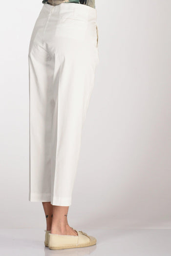 Pantalone Bianco Latte Donna - 6