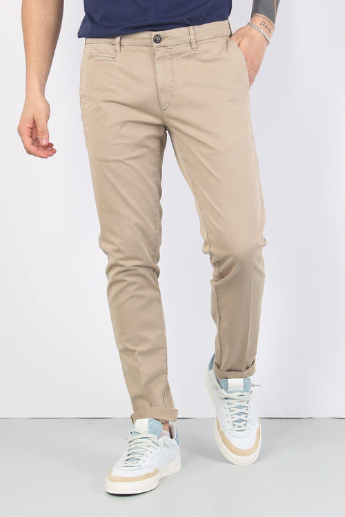 Pantalone Chino Slim Fit Beige - 2