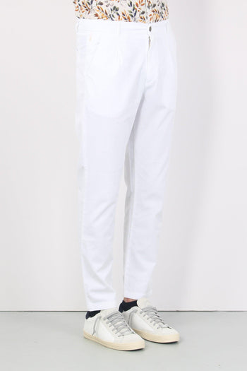 Pantalone Chino Pence Bianco - 5
