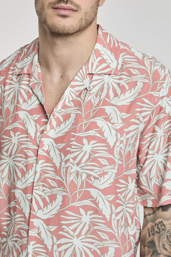 Camicia con stampa tropical - 3